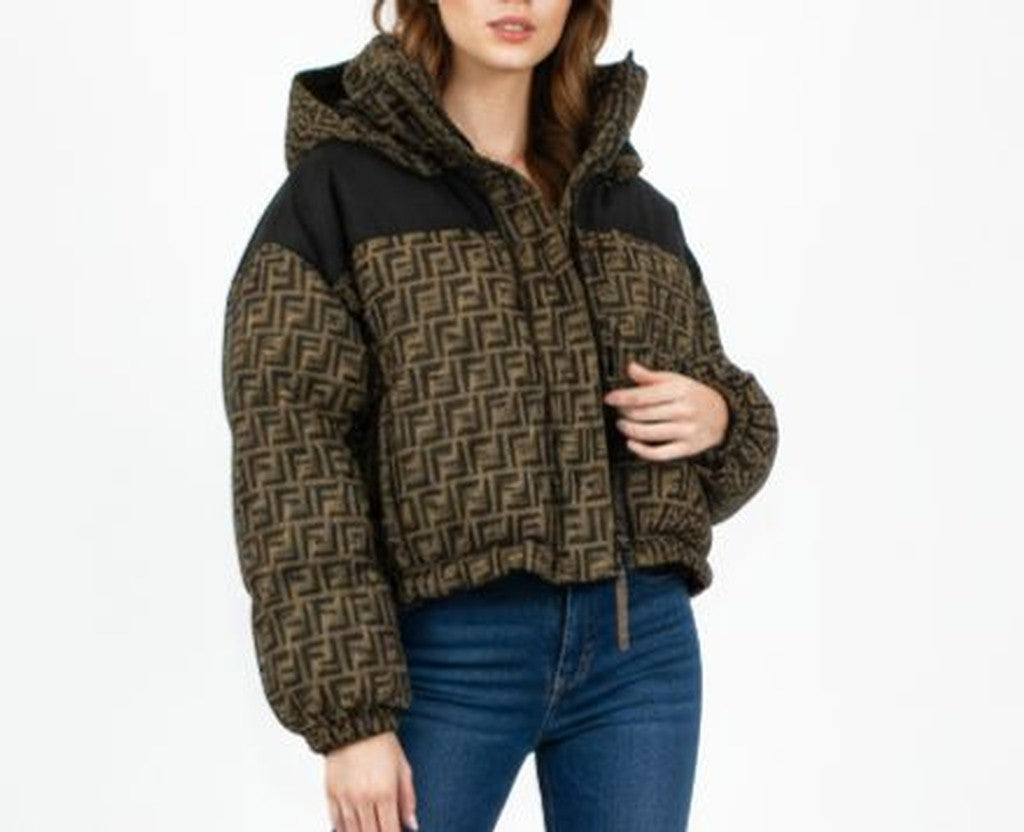BOMBER CROP FENDI