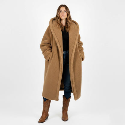 TEDDY CAMMELLO MAX MARA CON CAPPUCCIO