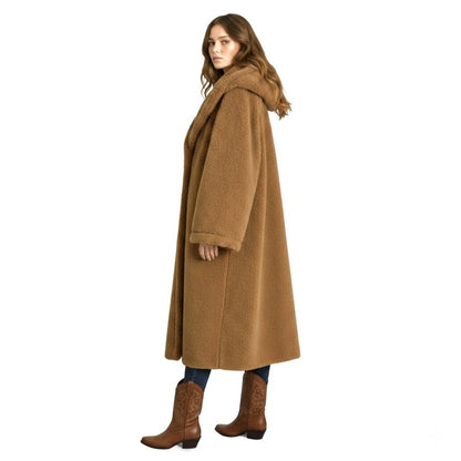 TEDDY CAMMELLO MAX MARA CON CAPPUCCIO