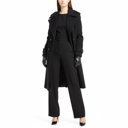 CAPPOTTO NERO SAINT LAURENT
