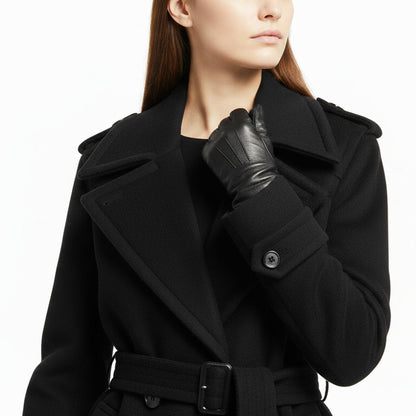 CAPPOTTO NERO SAINT LAURENT