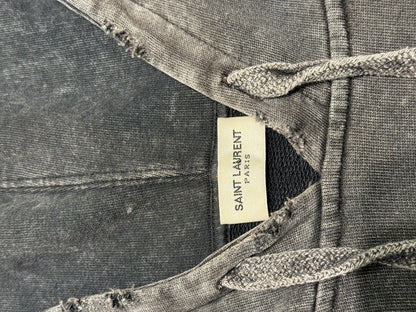 FELPA GRIGIA MELANGE SAINT LAURENT