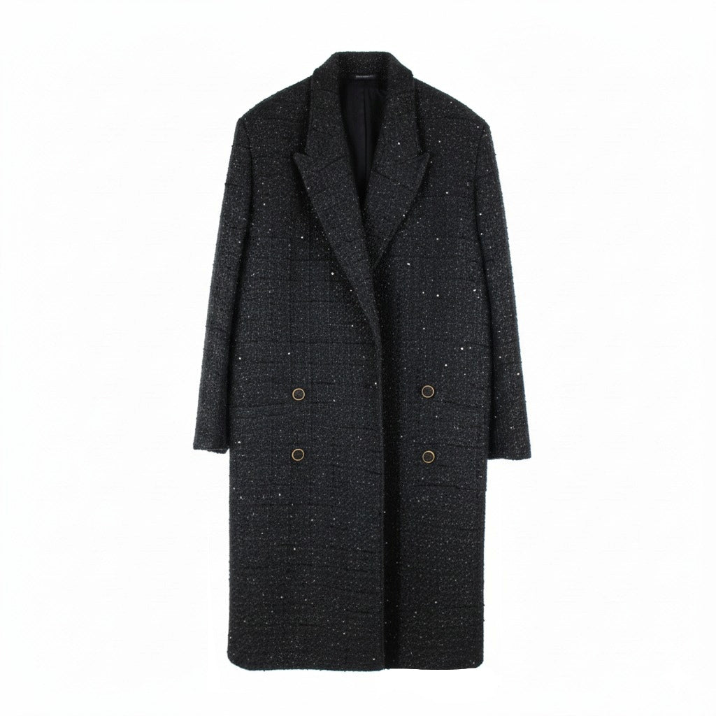 CAPPOTTO NERO GCDS