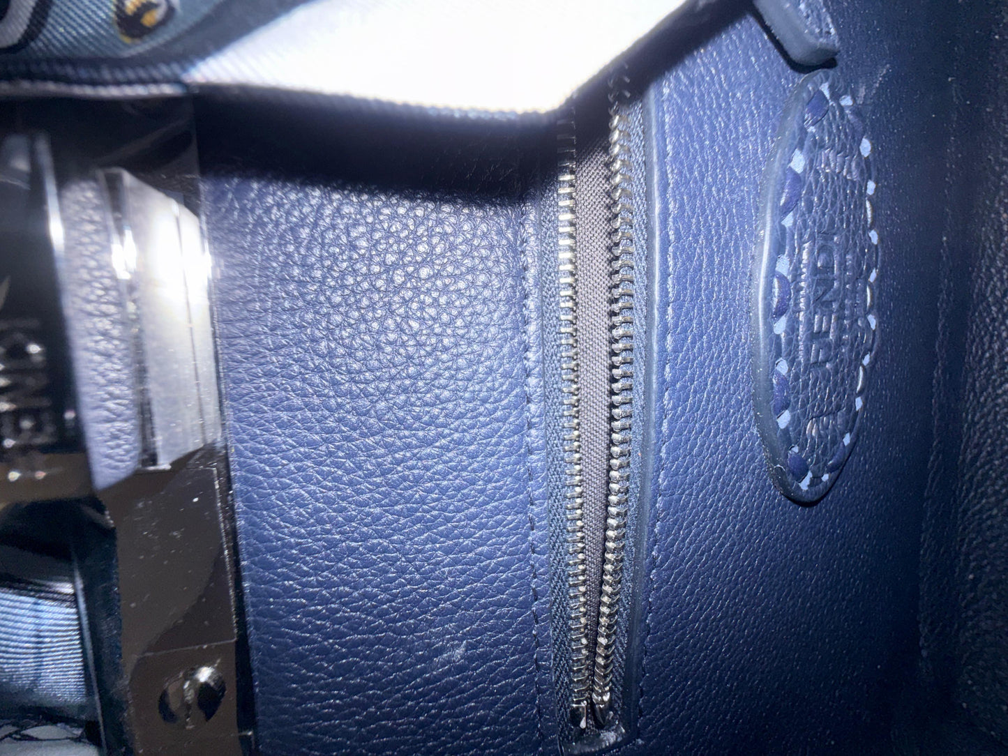 MINI PEEKABOO BLU FENDI