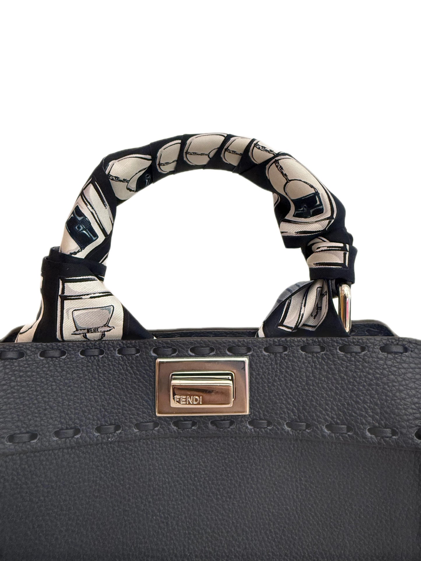 MINI PEEKABOO BLU FENDI