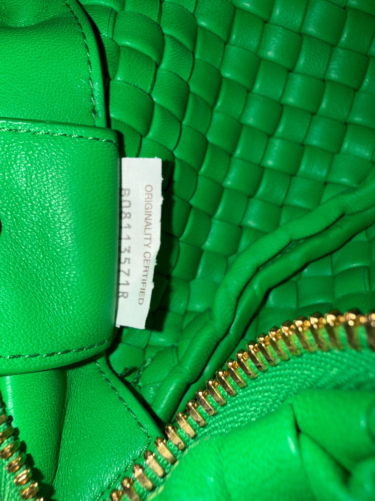BORSA JODIE PADDED VERDE BOTTEGA VENETA