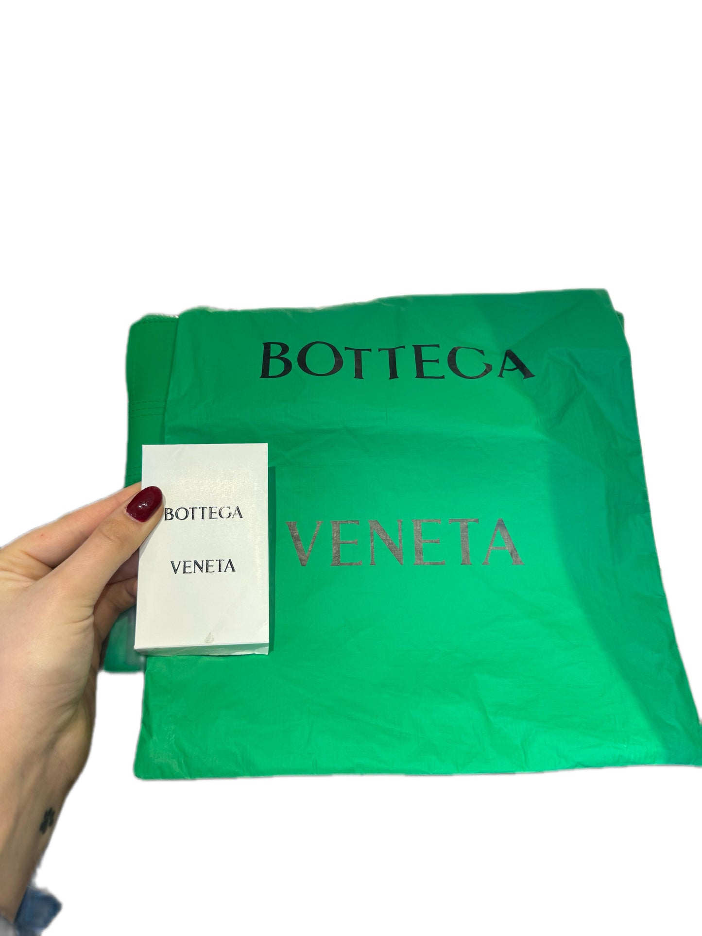 POCHETTE VERDE  BOTTEGA VENETA