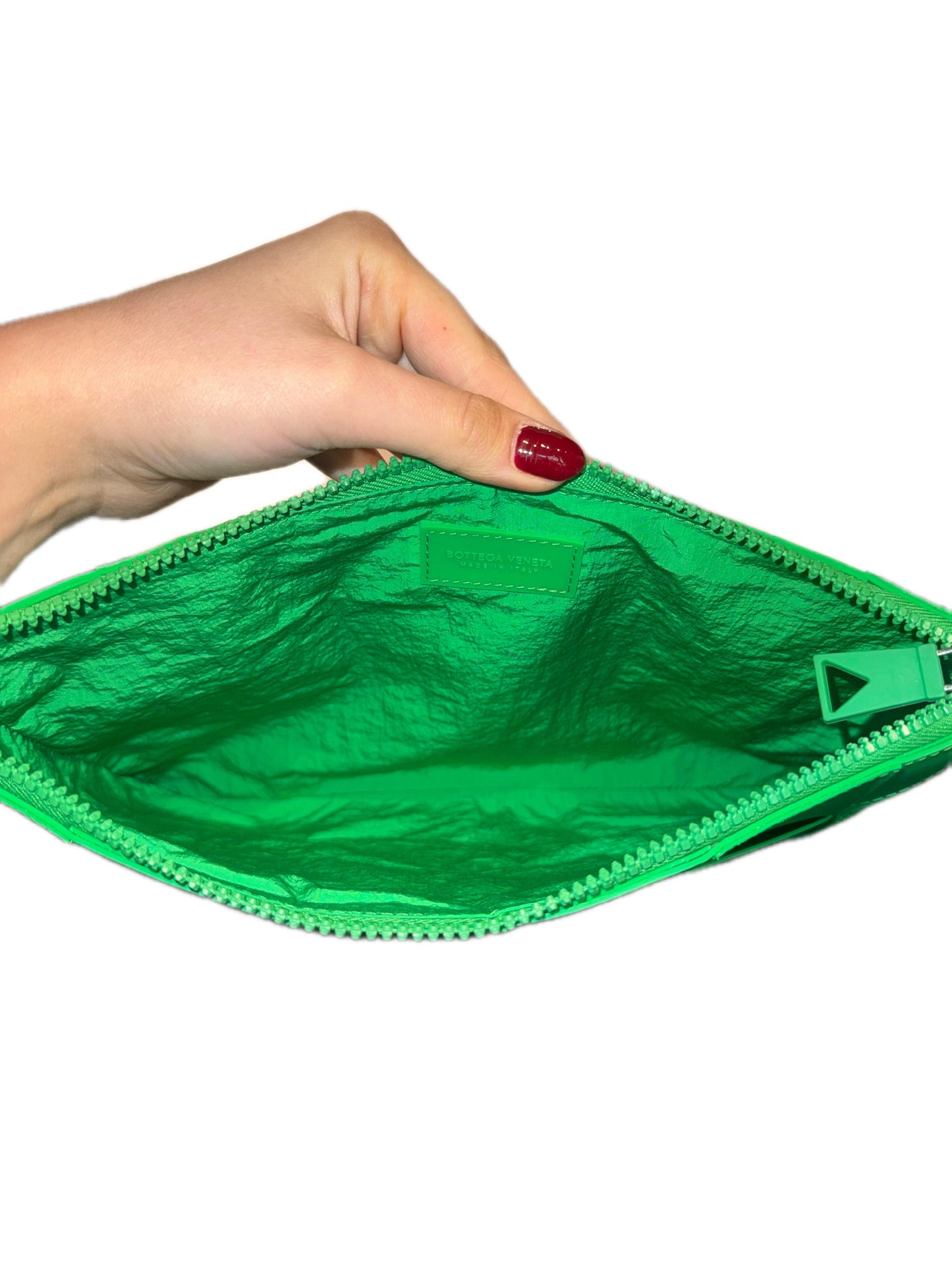 POCHETTE VERDE  BOTTEGA VENETA