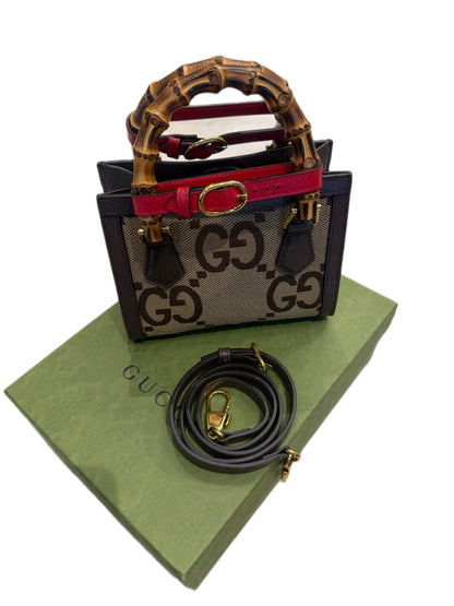 DIANA MONOGRAM MINI GUCCI