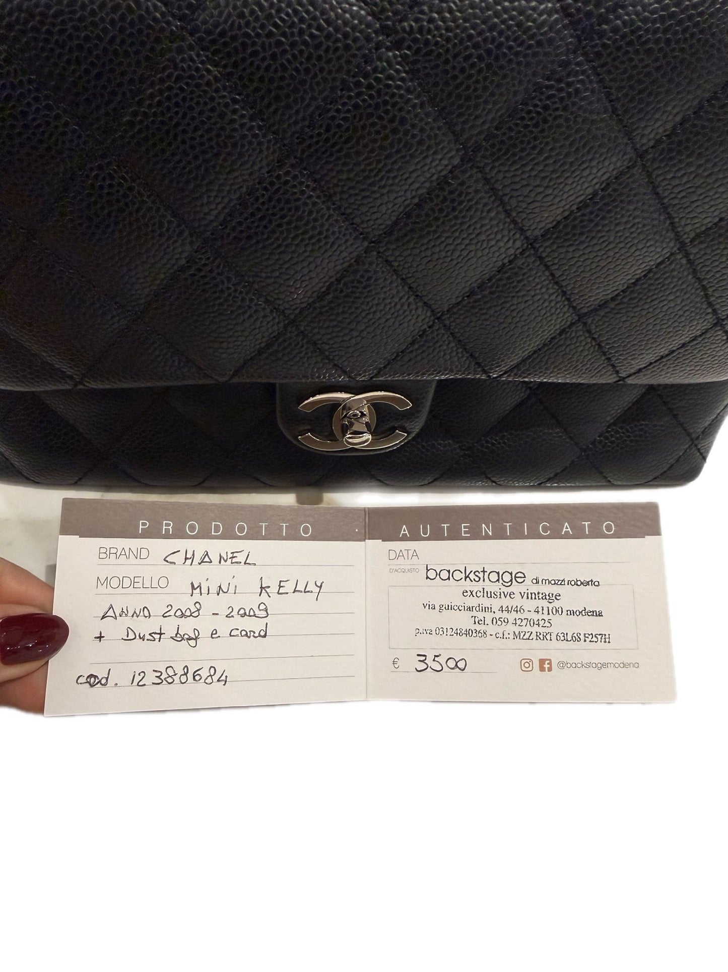 MINI KELLY NERA CHANEL