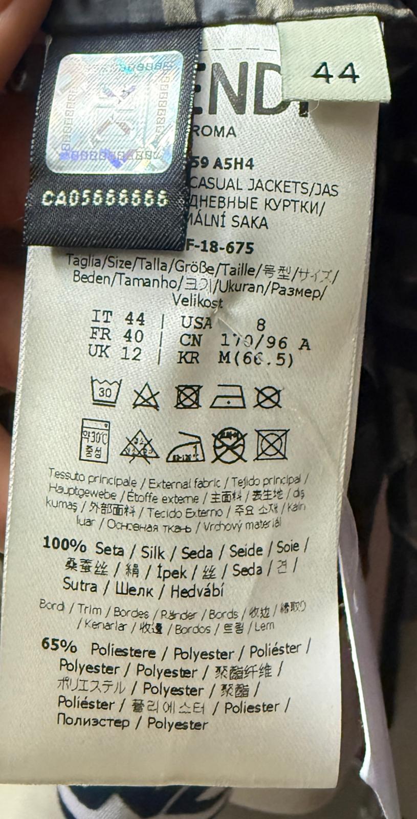 GIACCA REVERSIBILE FENDI