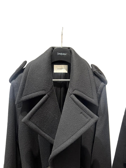 CAPPOTTO NERO SAINT LAURENT