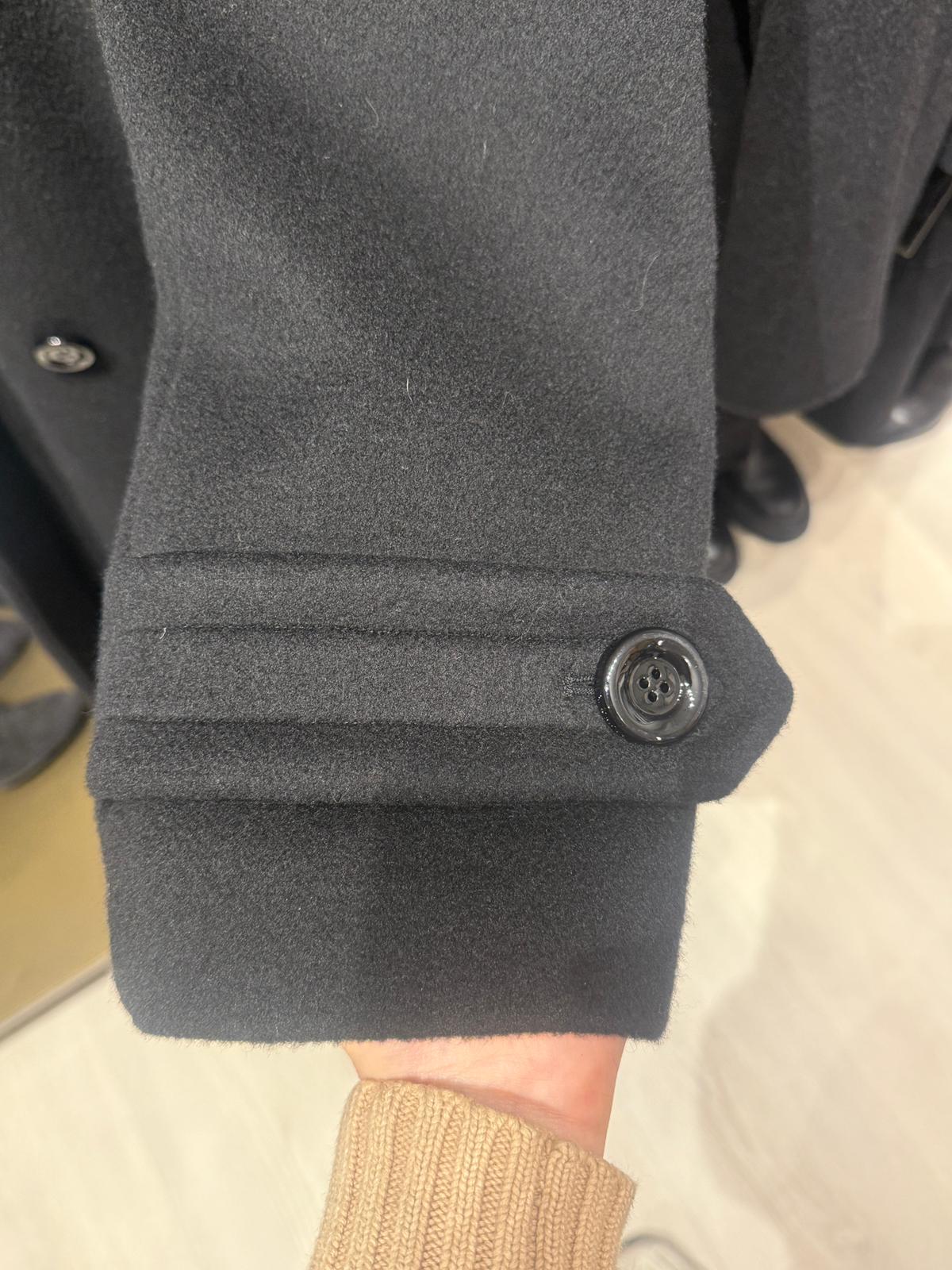 CAPPOTTO NERO SAINT LAURENT